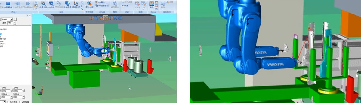 Production cycle simulation