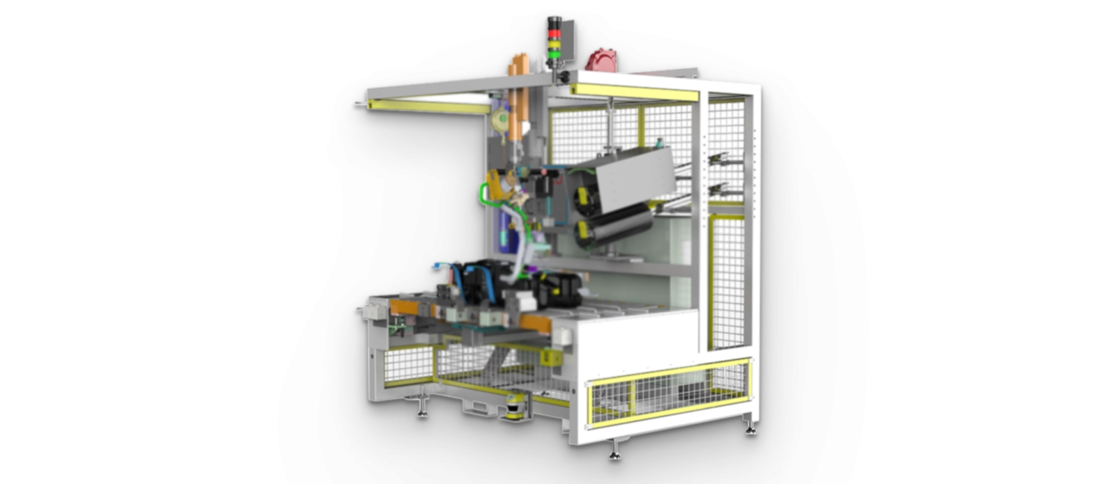 Pump and valve assembly line