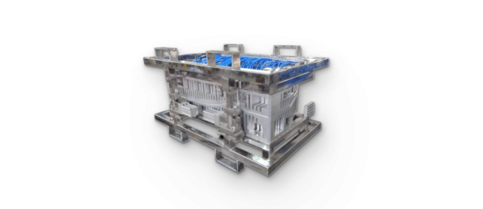 Water-cooled shaping frame