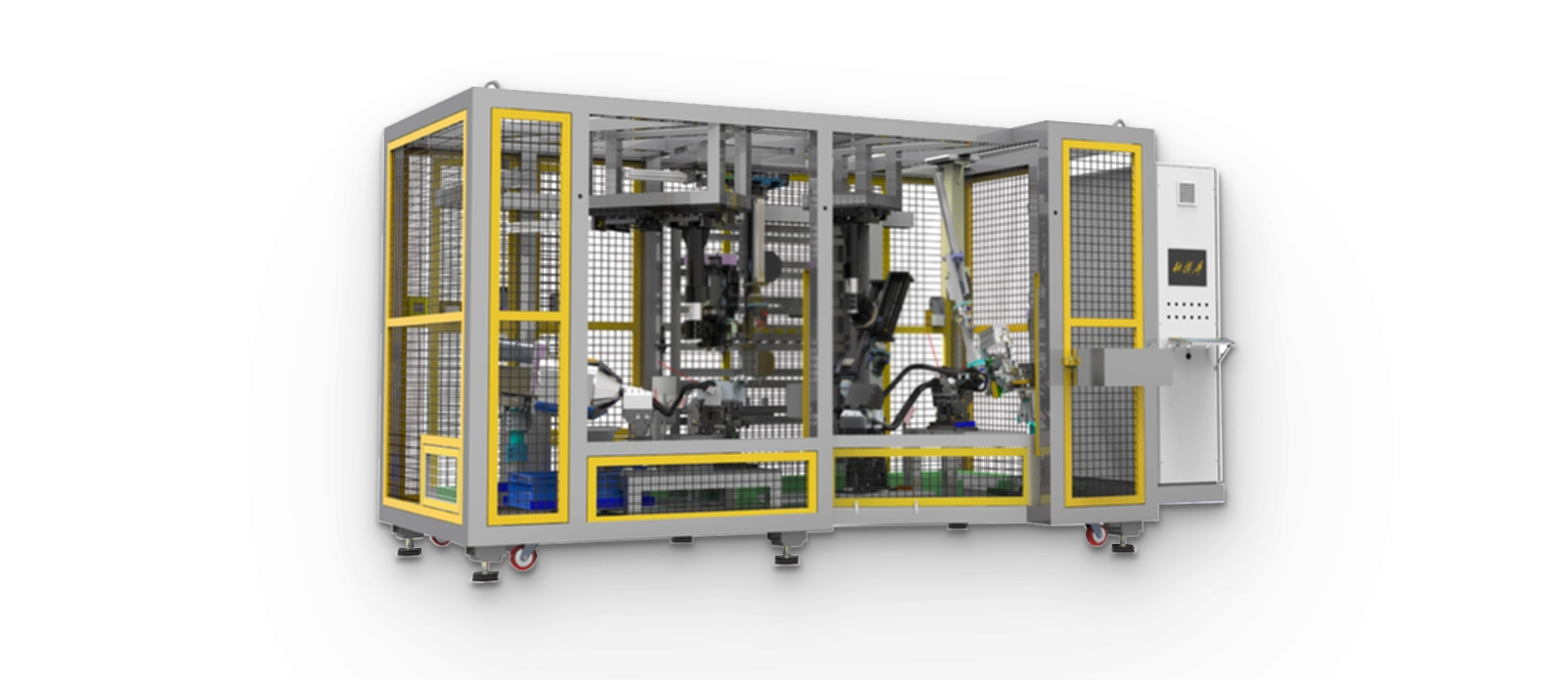 Specialized production line for oil pipe drilling and welding