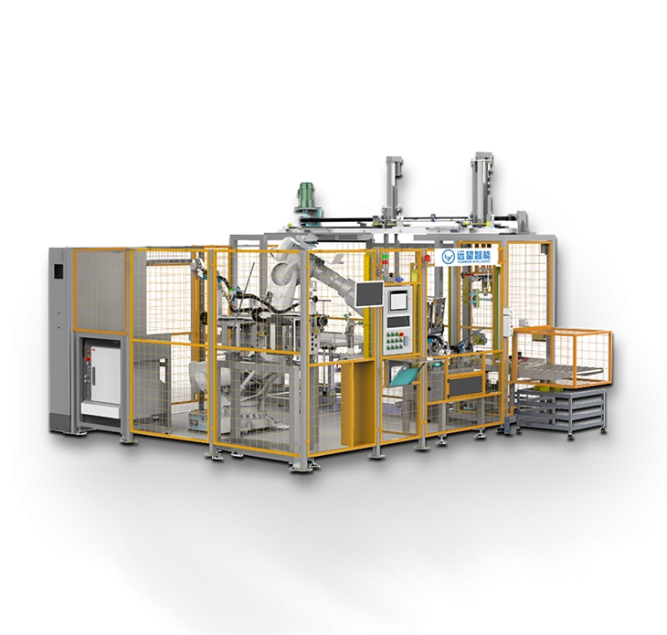 Fuel tank and fuel line robotic flexible welding production line