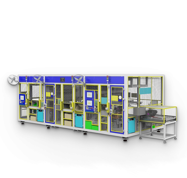 Fuel tank drilling and welding dedicated production line