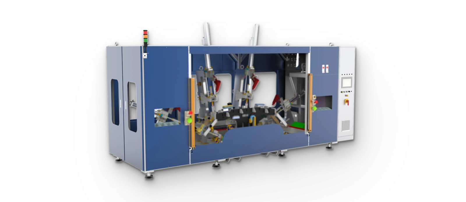 Bumper punching and welding