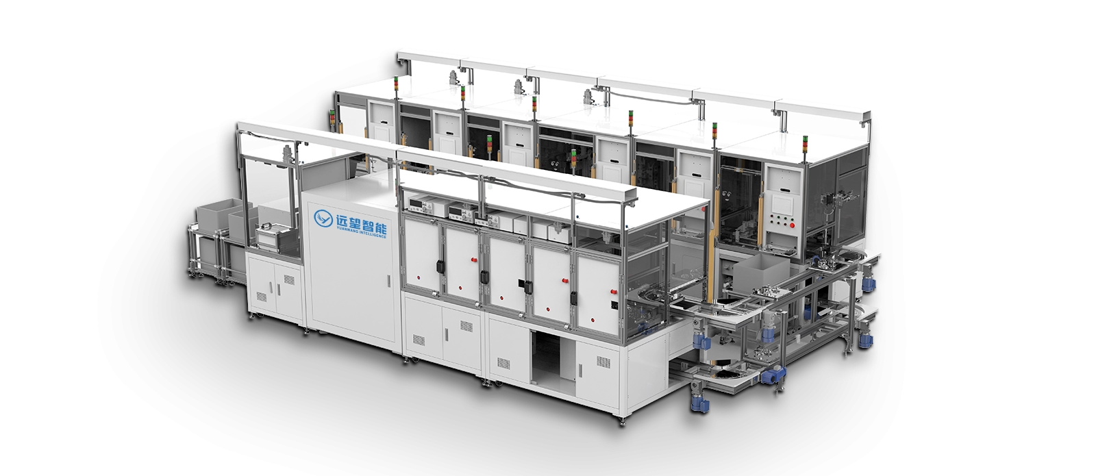 Multi-way water valve intelligent assembly line