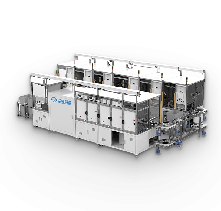 Multi-way water valve intelligent assembly line