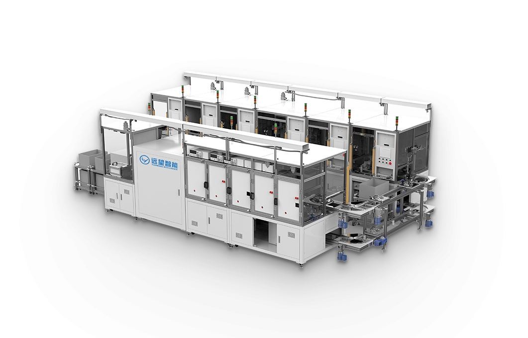 Multi-way water valve intelligent assembly line