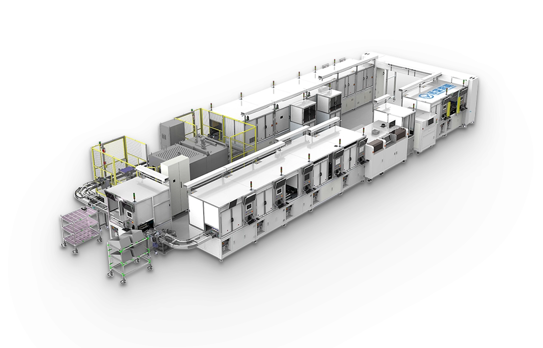 Intelligent production line for automotive water heater modules