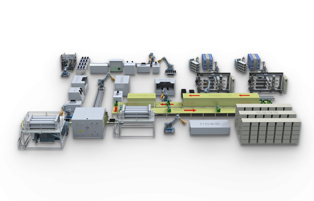 Fully automated assembly and testing line for hydrogen cylinders
