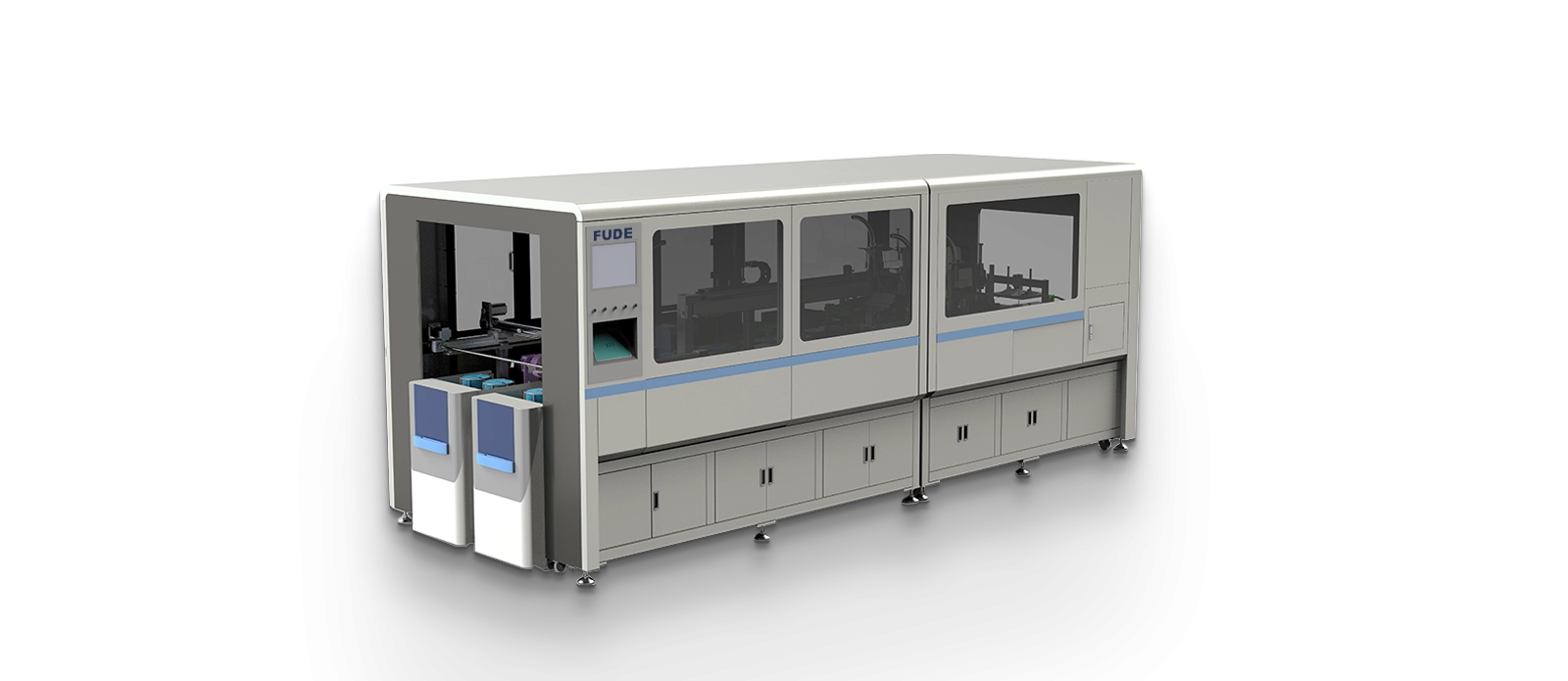 Chip packaging production line