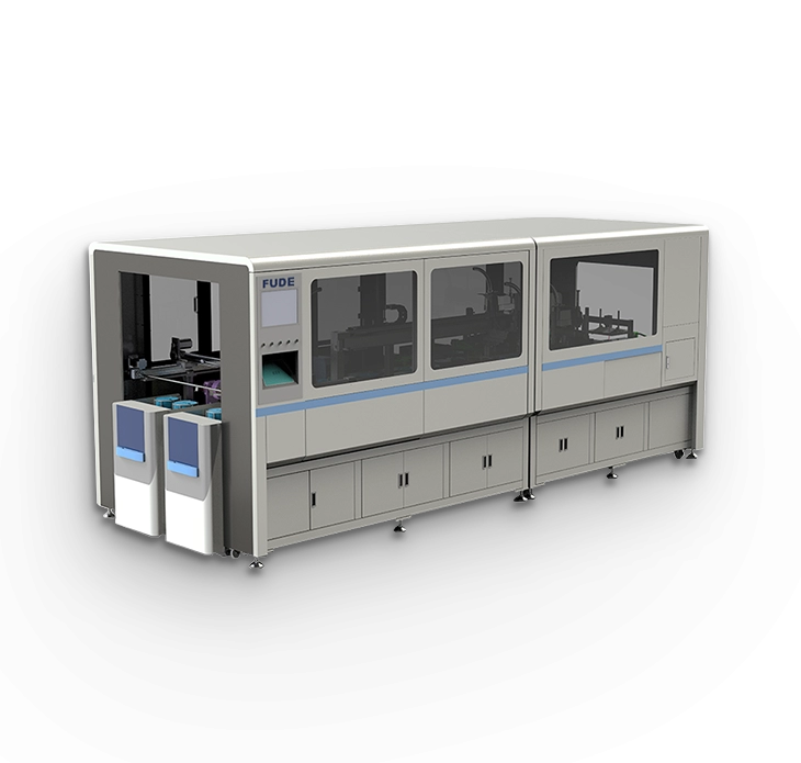 Chip packaging production line