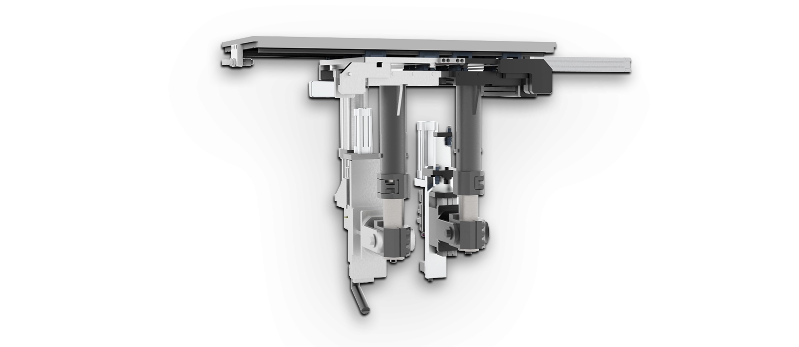 Punching and inserting robotic arm