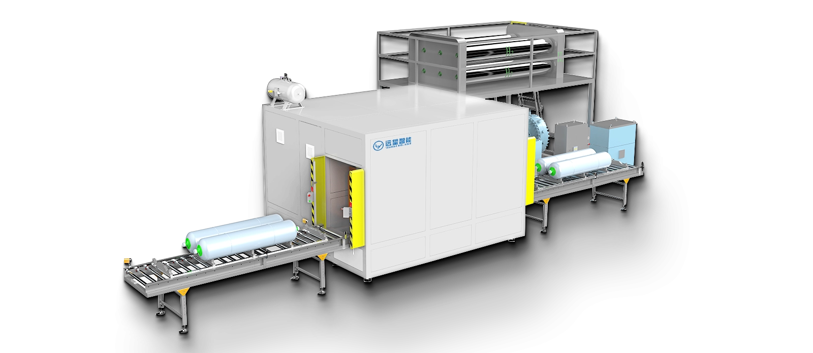 Type IV hydrogen cylinder helium detector