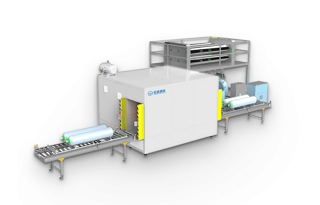 Type IV hydrogen cylinder helium detector