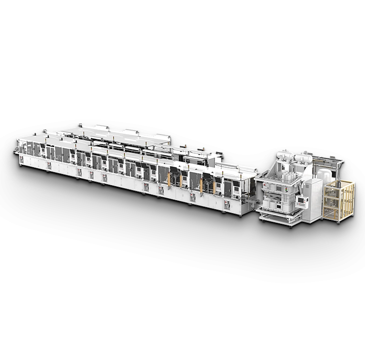 Intelligent production line with integrated thermal management module