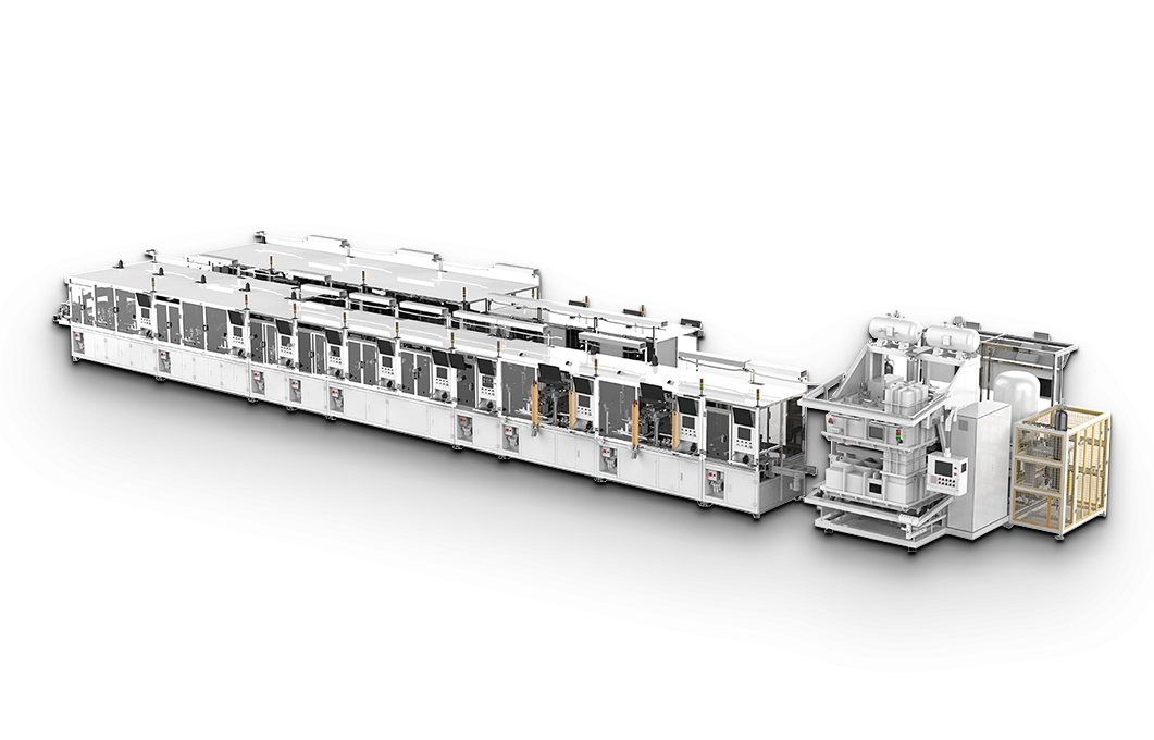 Intelligent production line with integrated thermal management module