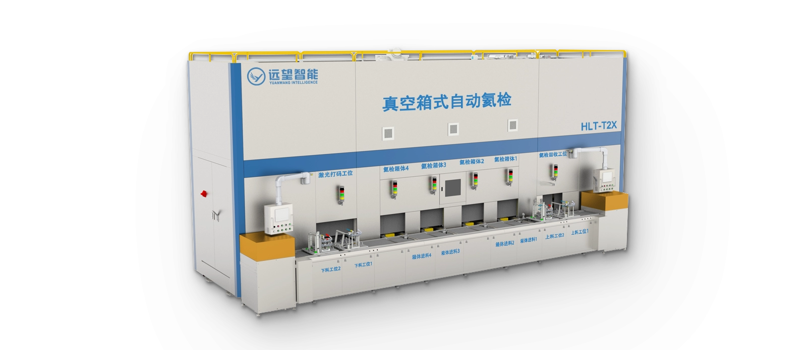 Helium detector for automotive air conditioning systems