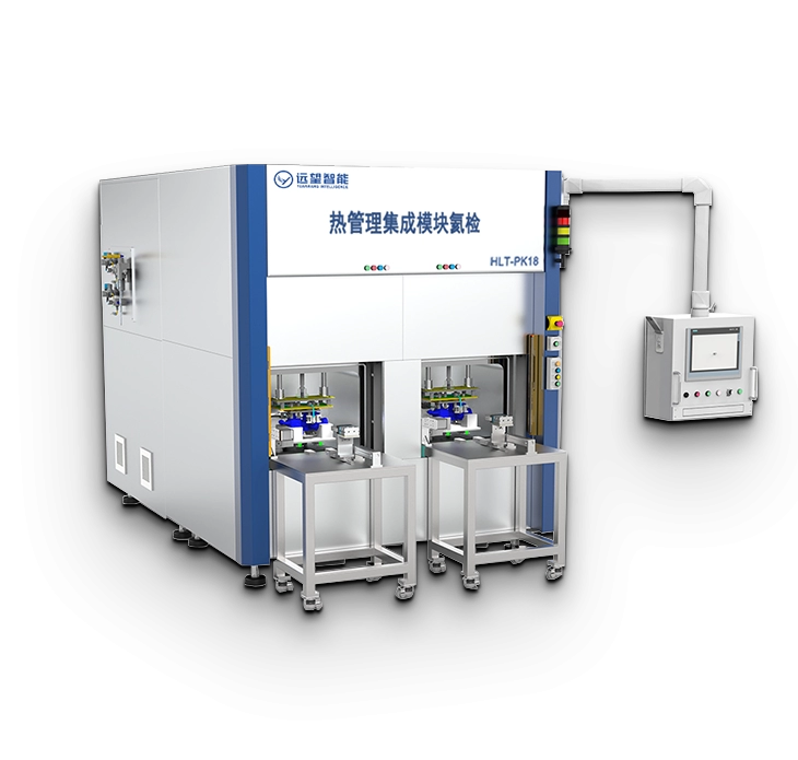 Thermal management integrated module helium detector