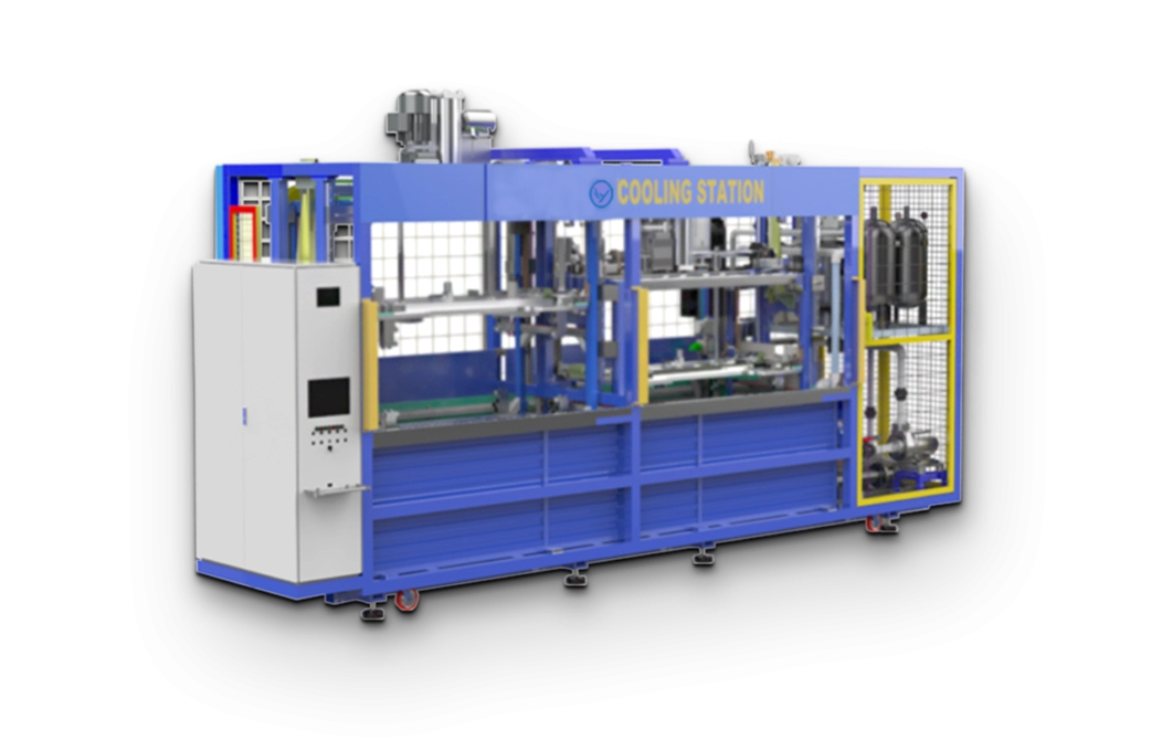 Water-cooled shaping equipment