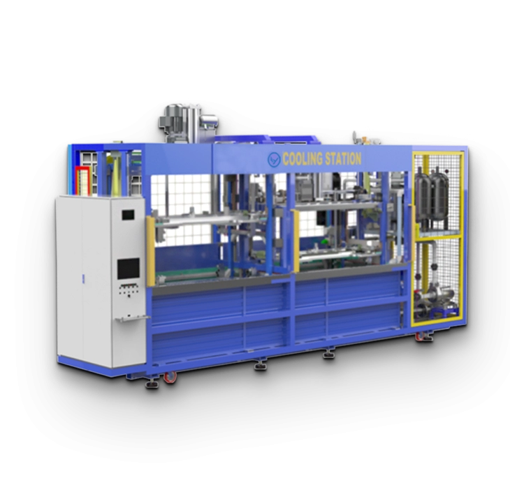 Water-cooled shaping equipment